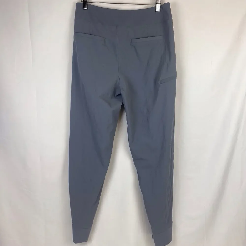 Athleta Trekkie North High Rise Jogger Pants Blue Hiking Outdoor Size 8 Tall - Picture 3 of 10